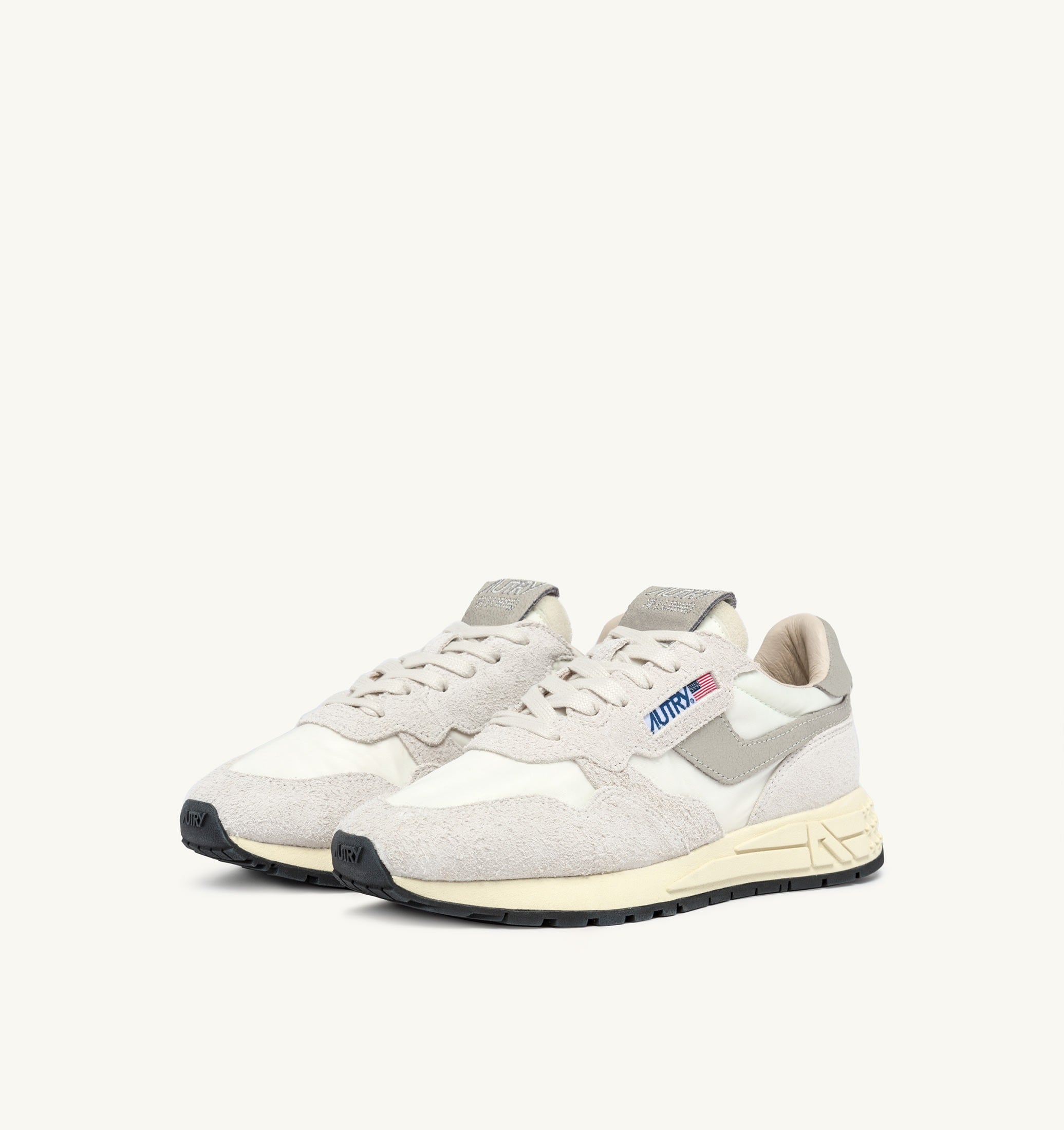 SNEAKERS REELWIND LOW IN NYLON E SUEDE BEIGE