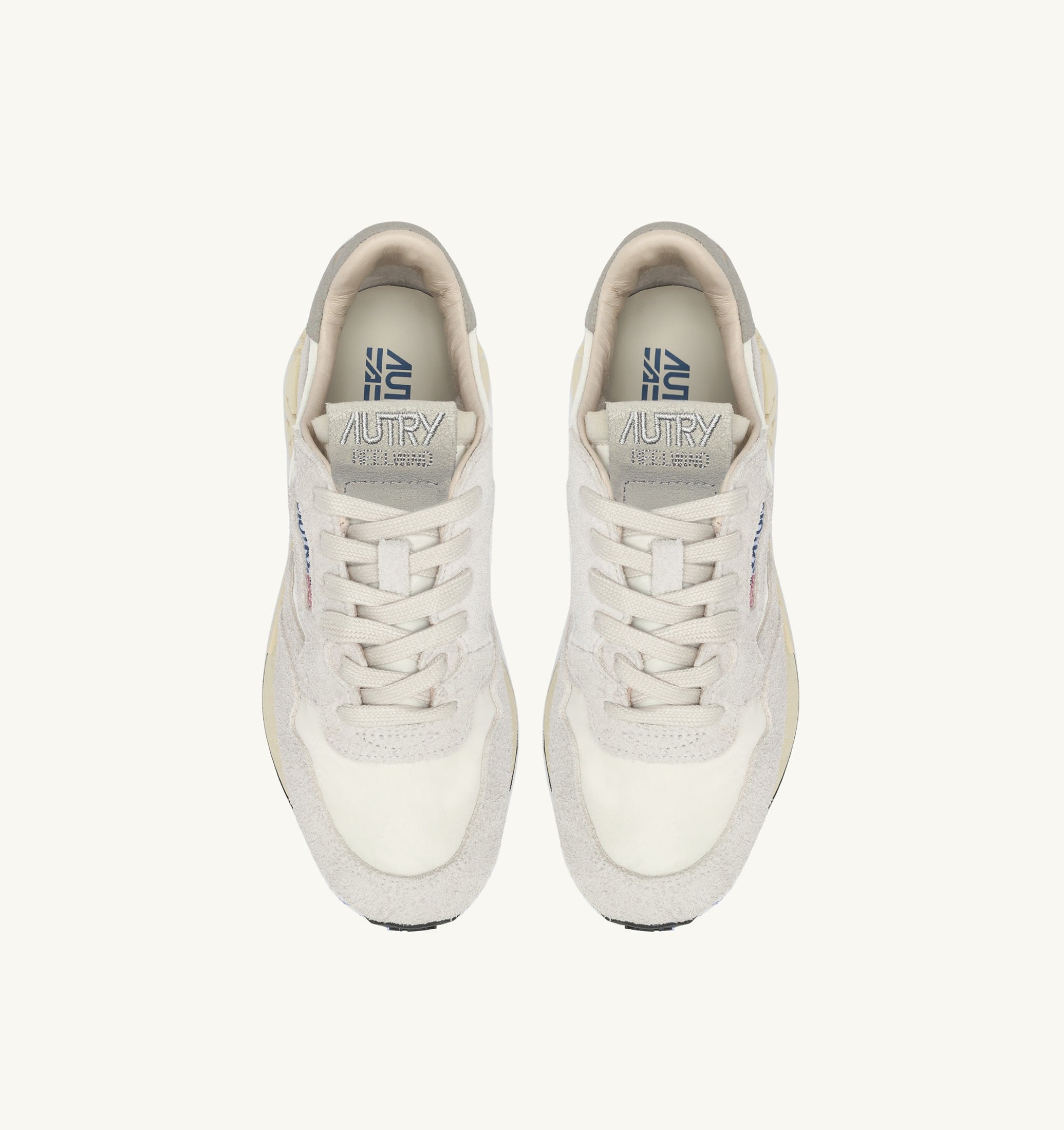 SNEAKERS REELWIND LOW IN NYLON E SUEDE BEIGE