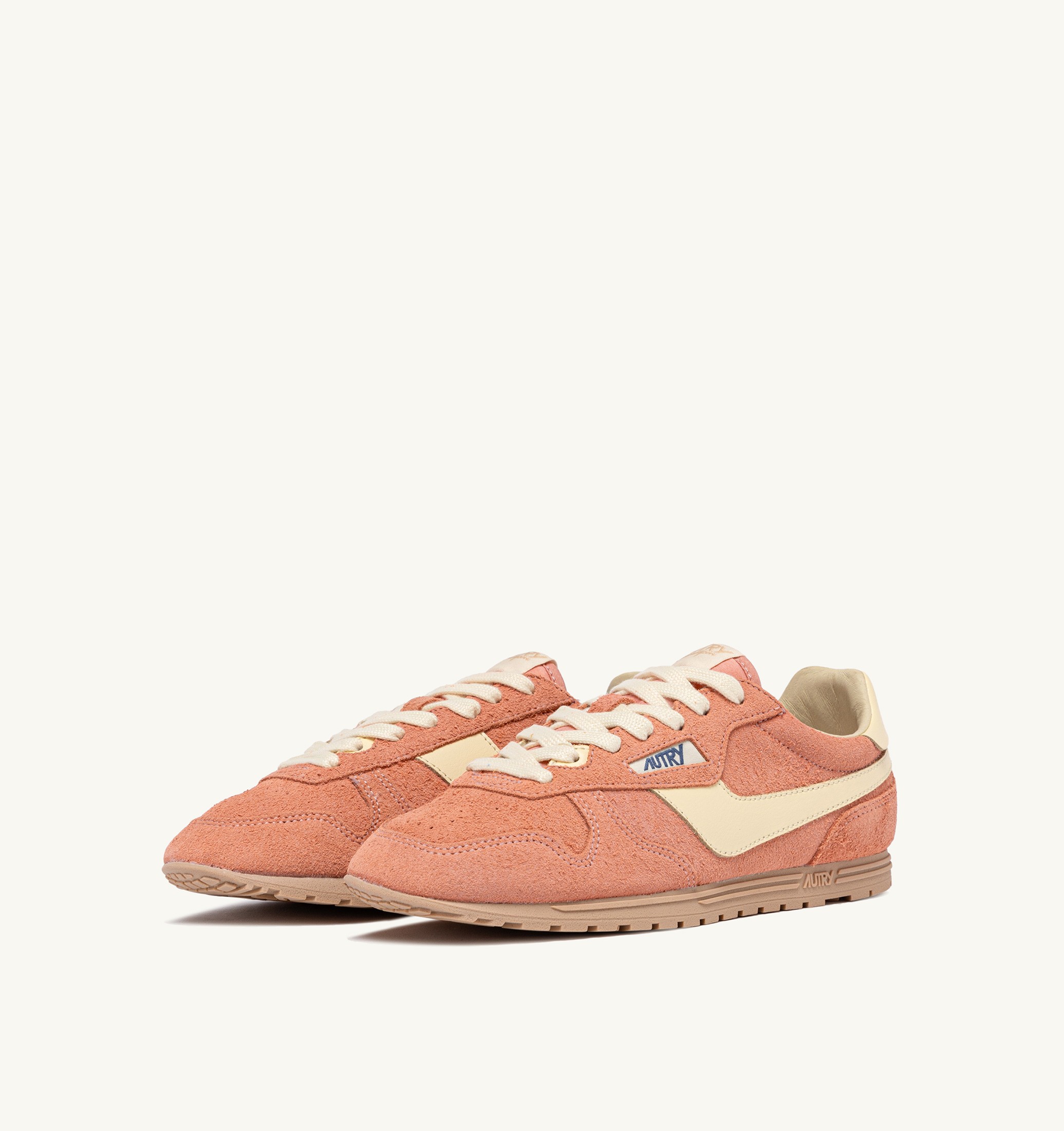 SNEAKERS WINDSPIN IN SUEDE E PELLE DAMASCO E RUTABAGA