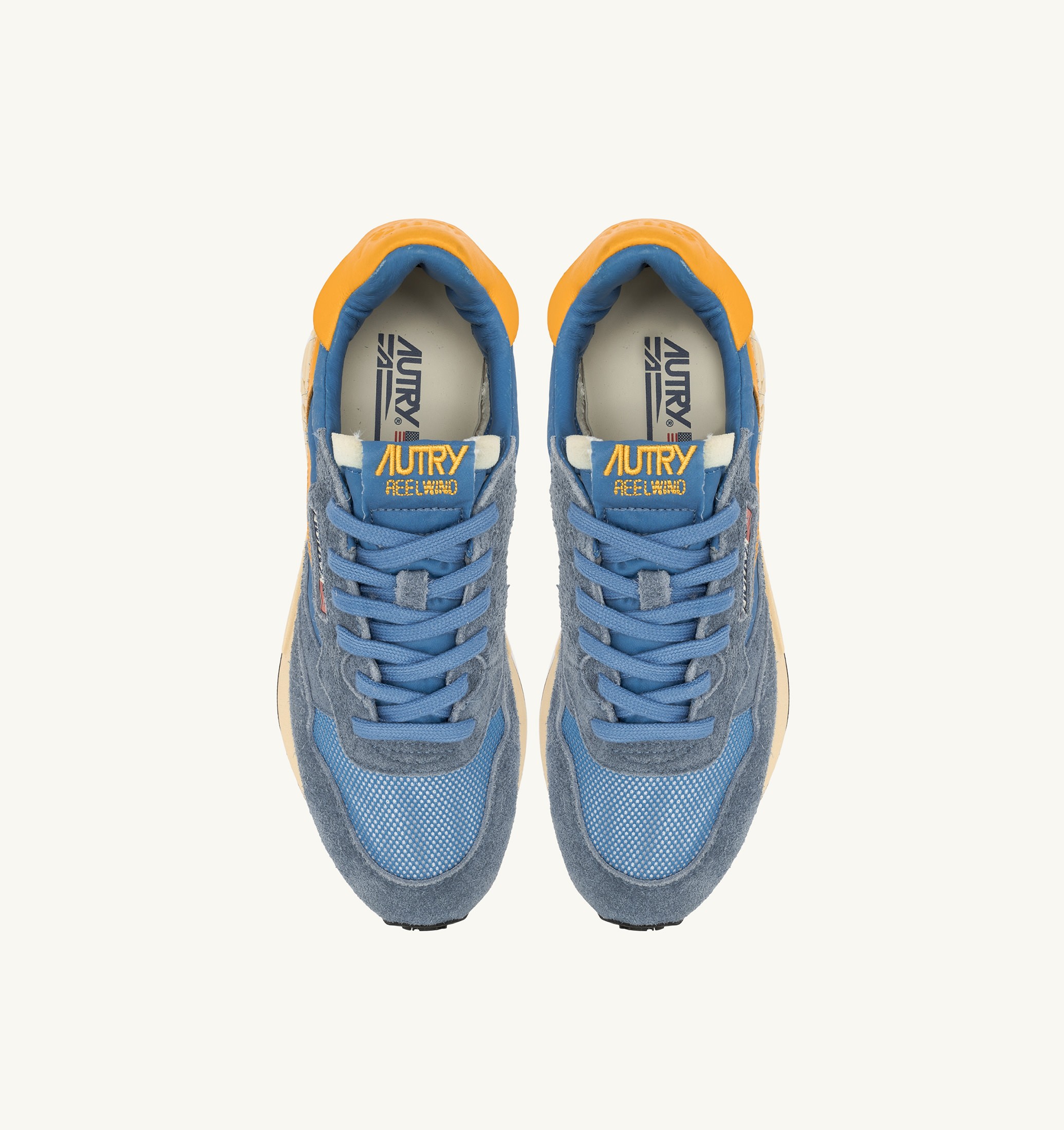SNEAKERS REELWIND LOW IN NYLON E SUEDE CENBLE E GOLD FUSION