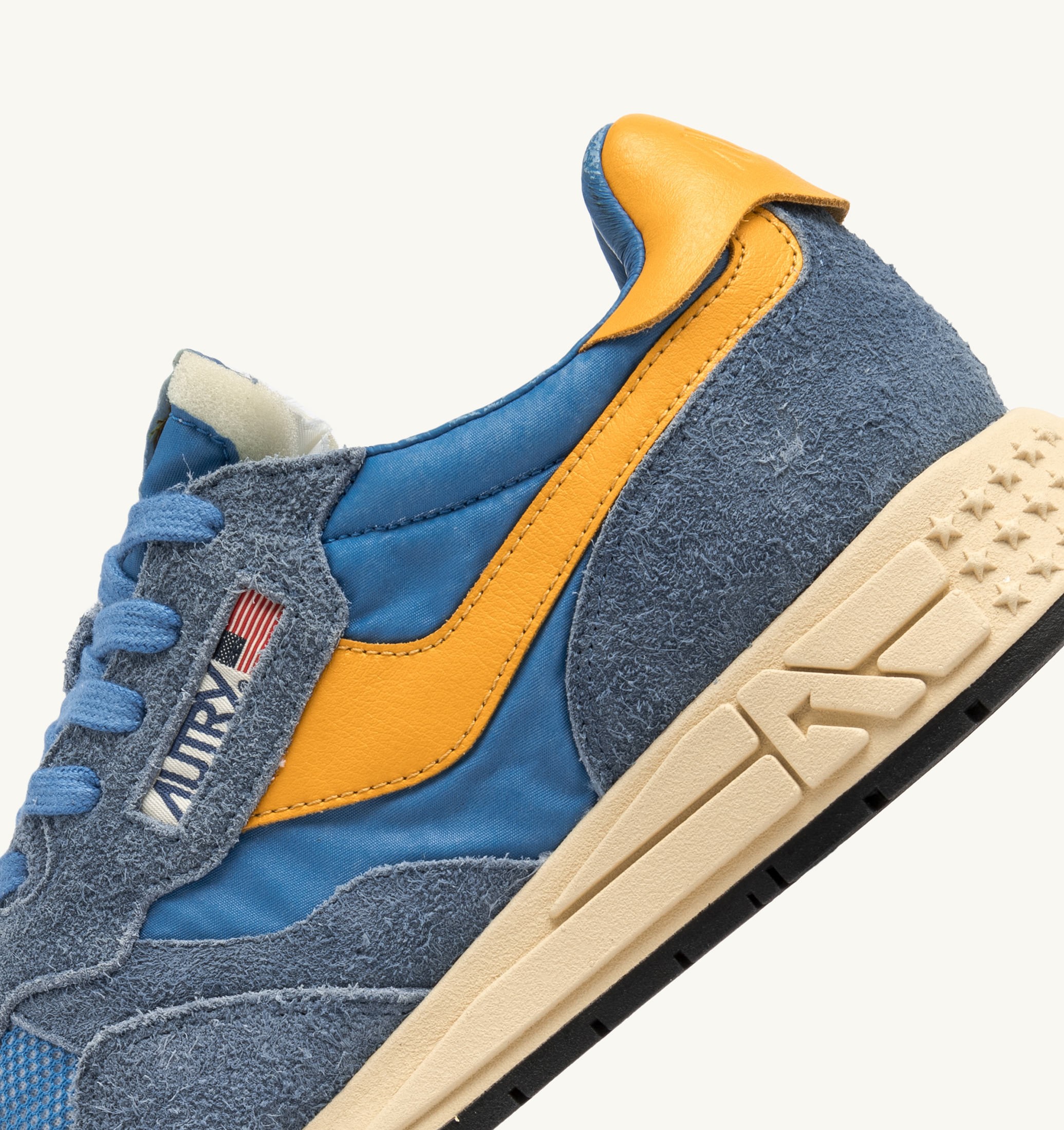 SNEAKERS REELWIND LOW IN NYLON E SUEDE CENBLE E GOLD FUSION