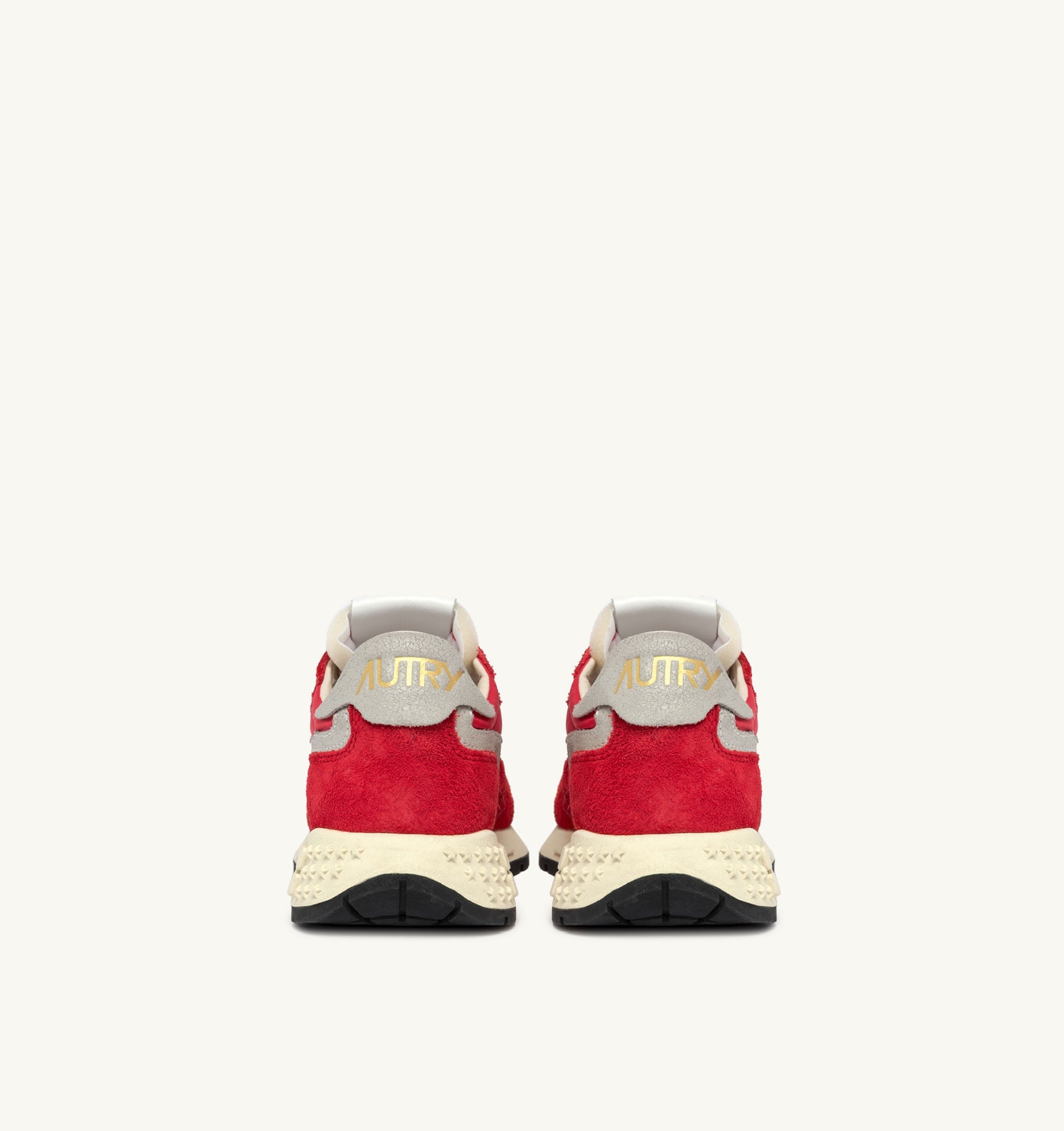 SNEAKERS REELWIND LOW IN NYLON E SUEDE ROSSA