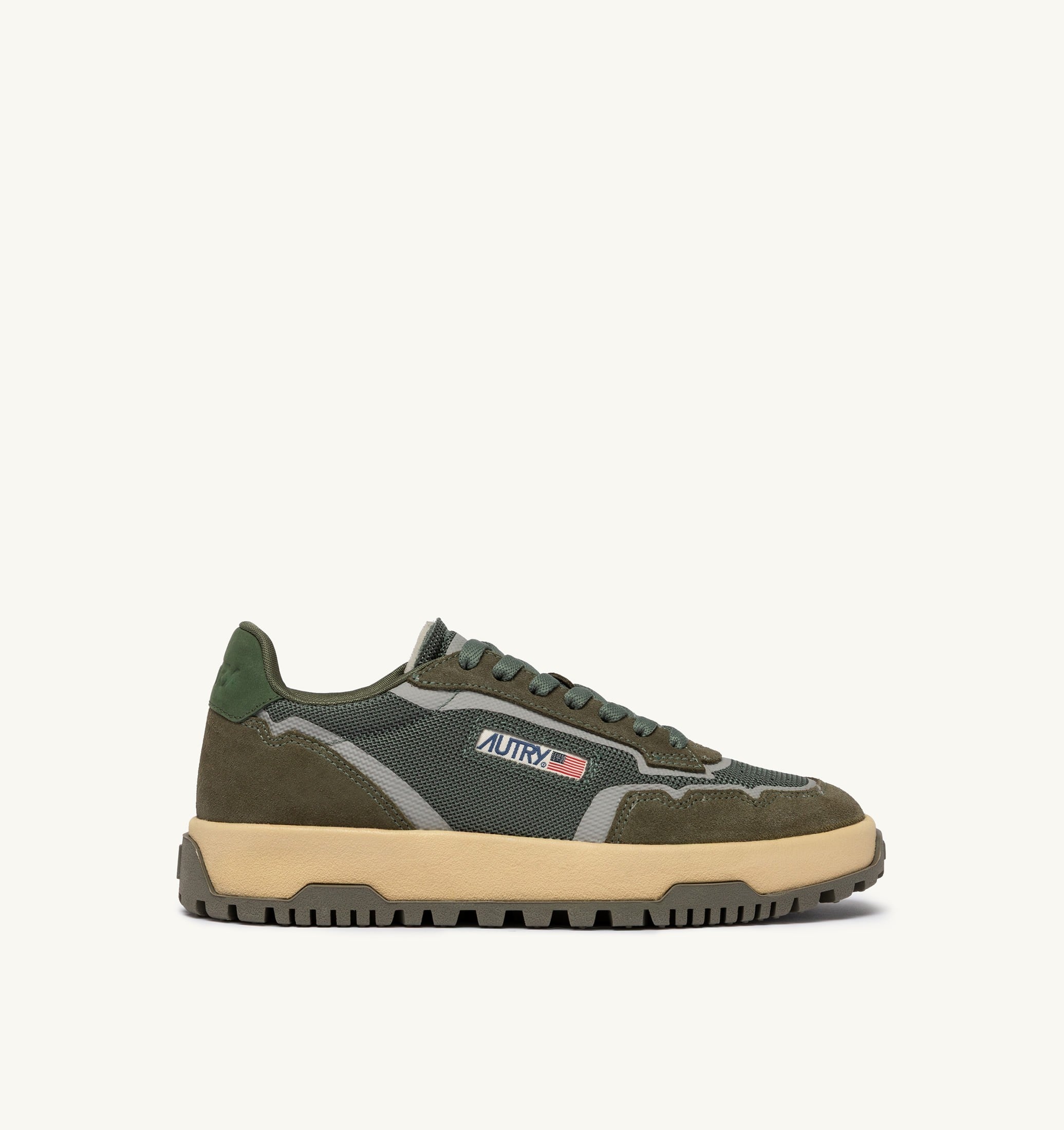 SNEAKERS WILDPACE LOW IN DRAGON MESH E SUEDE SCHIO E MILITARY