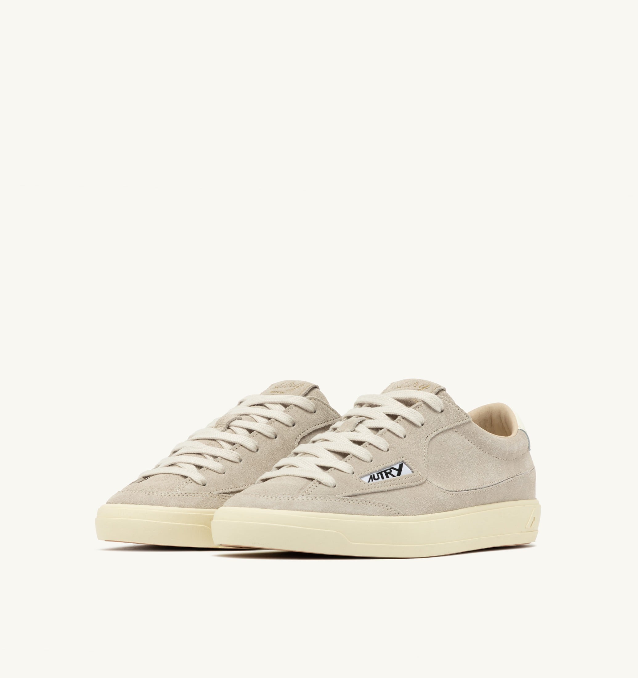 SNEAKERS WINDSCAPE LOW IN SUEDE ROCK E MARSHMALLOW